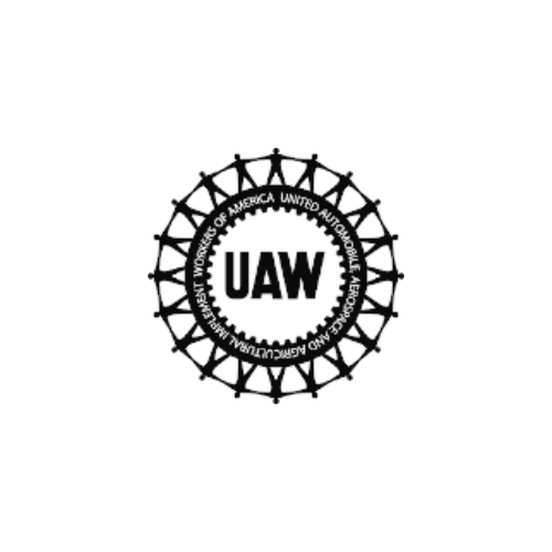 Logo du syndicat United Auto Workers (UAW), représentant les travailleurs de l’industrie automobile, aérospatiale et agricole aux États-Unis.