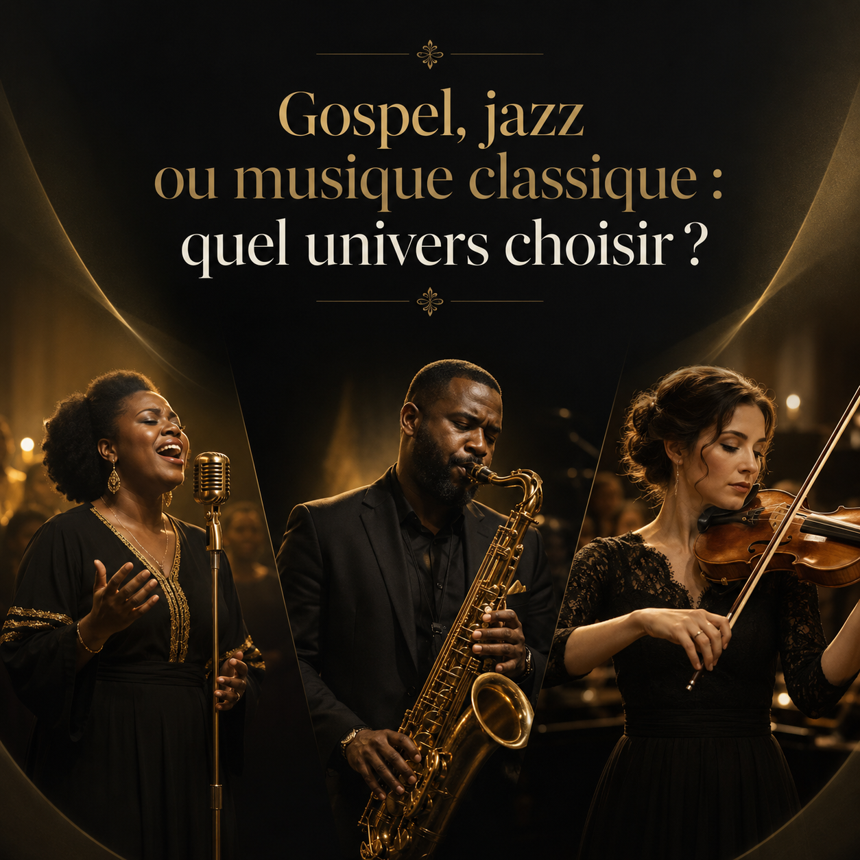 Gospel, jazz ou musique classique : quel univers choisir ?