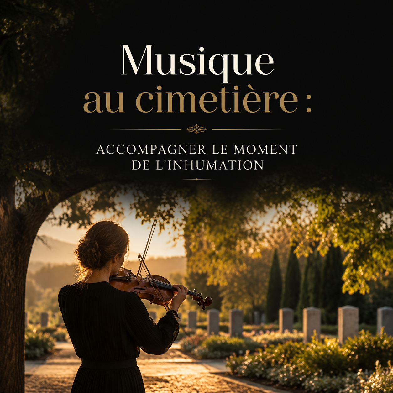 Musique au cimetière : accompagner le moment de l’inhumation