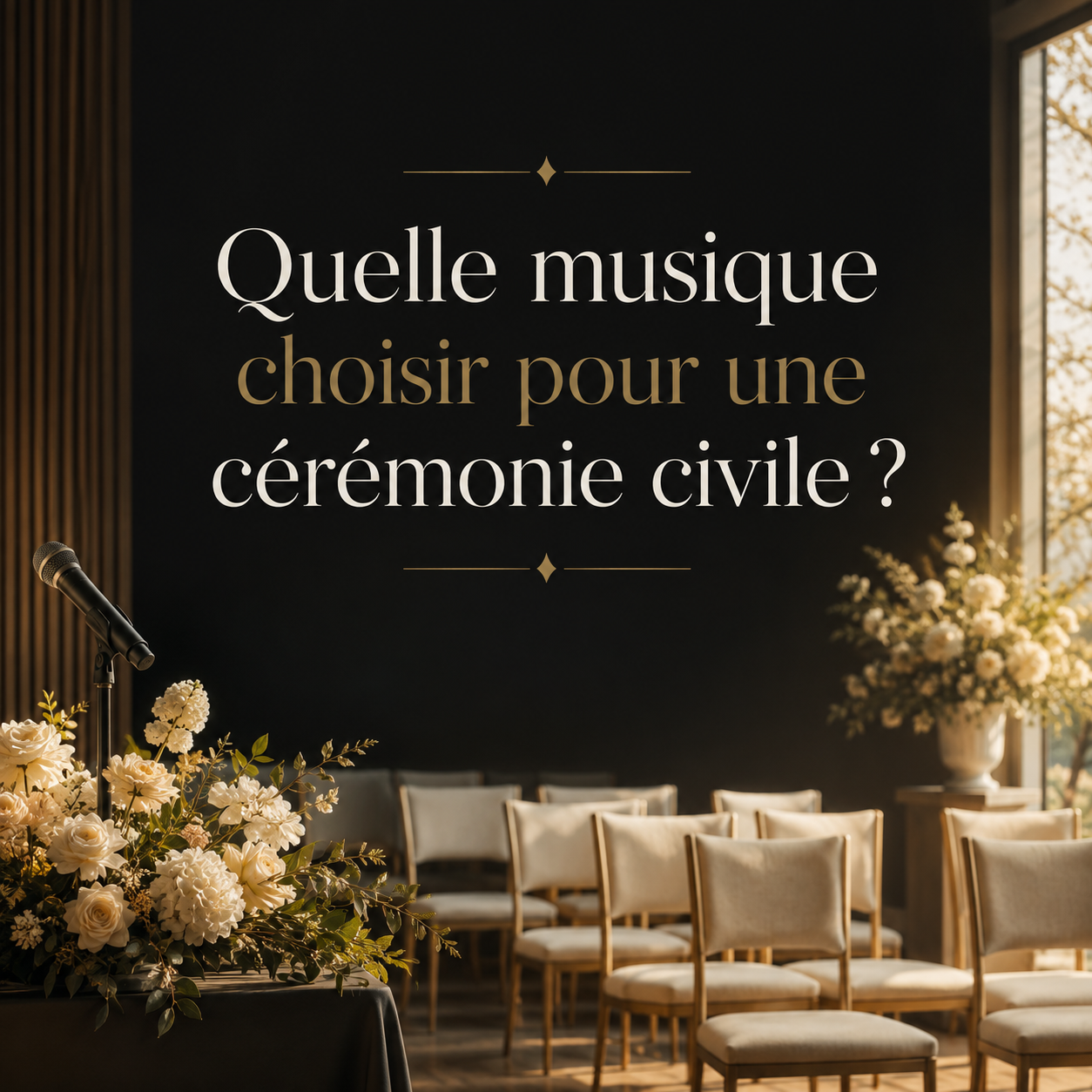 Quelle musique choisir pour une cérémonie civile ?